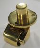 BRASS PIANO CASTOR with pin 